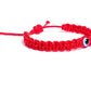 evil eye bracelet, kids size, red -be