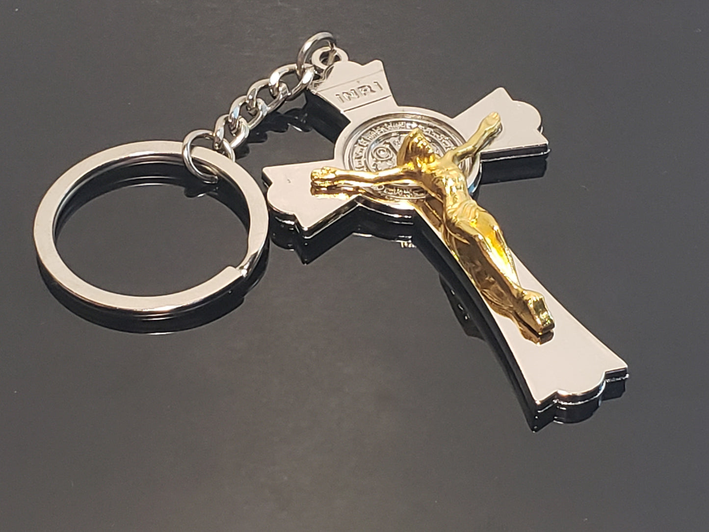 Crucifix Keychain