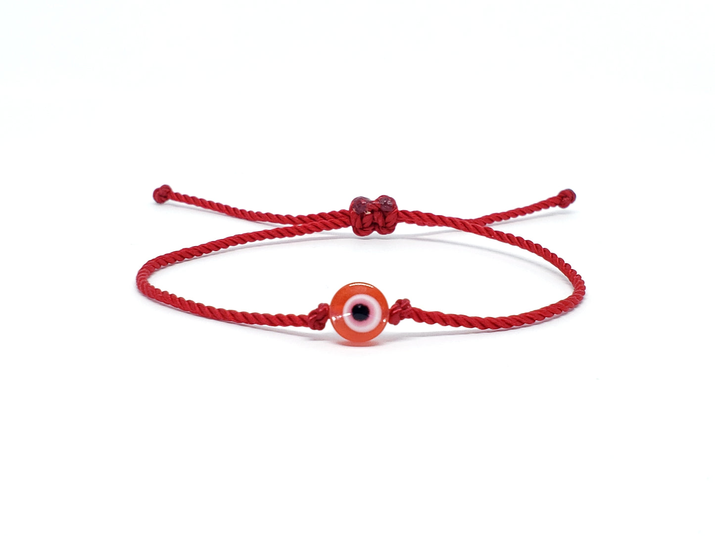 evil eye bracelet, red -re