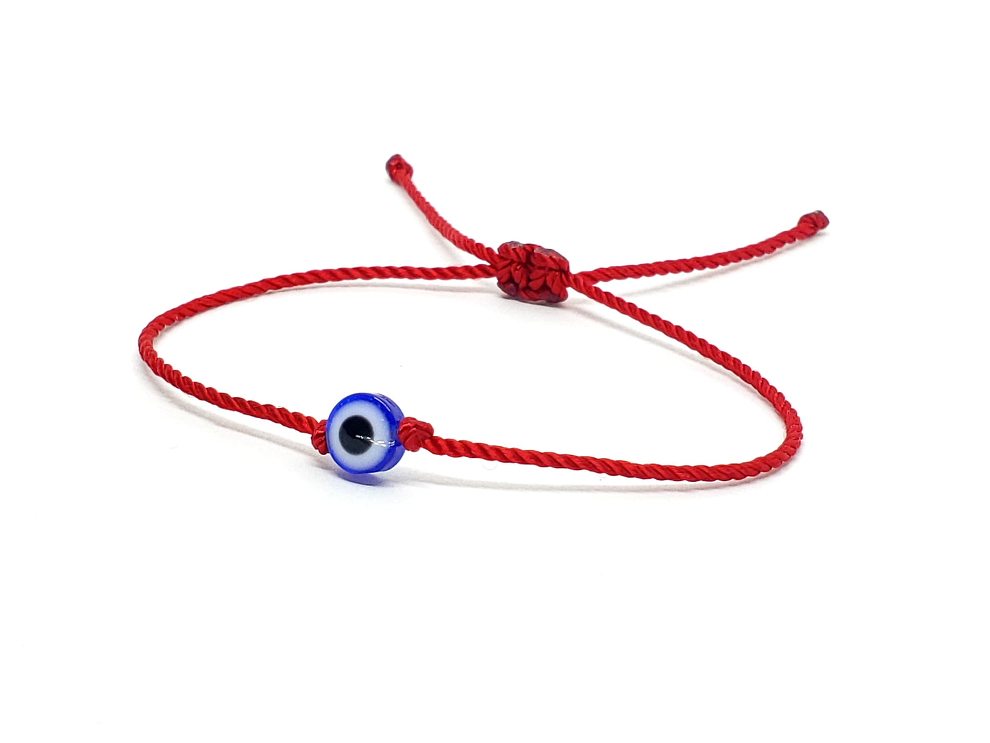 evil eye bracelet, red string -ssb