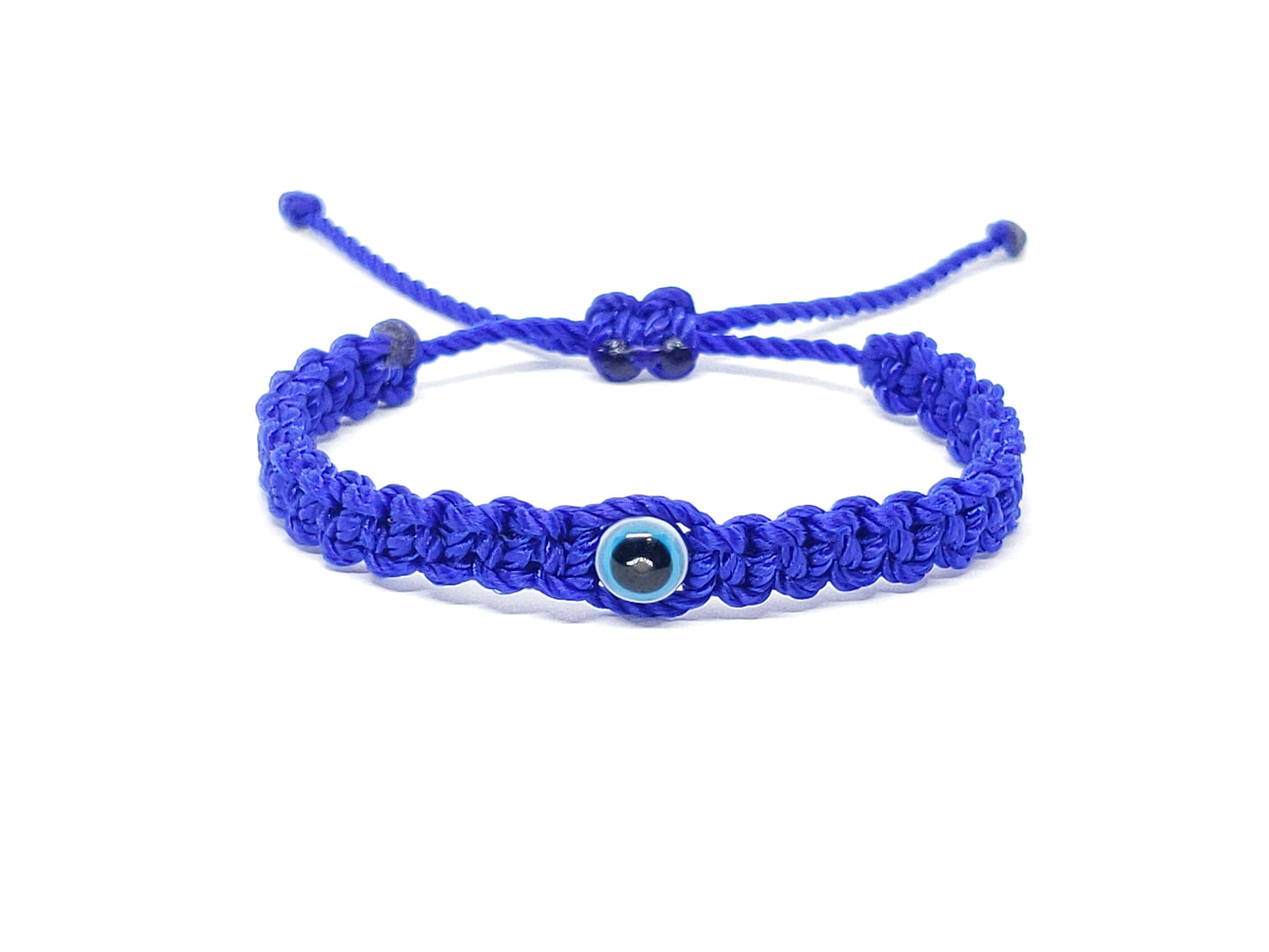 kids evil eye bracelet, blue -nc