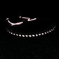 thin pink line bracelet -pt