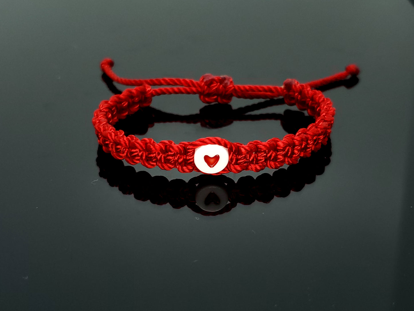 kids size red string evil eye bracelet -hb