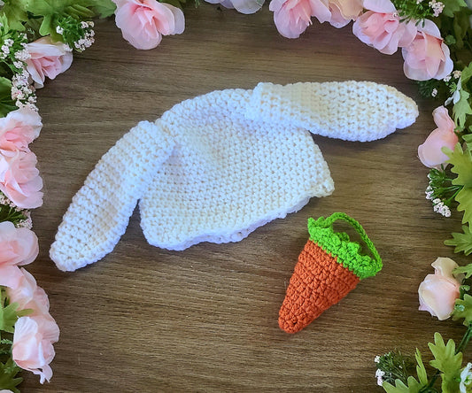 Bunny beanie with a carrot