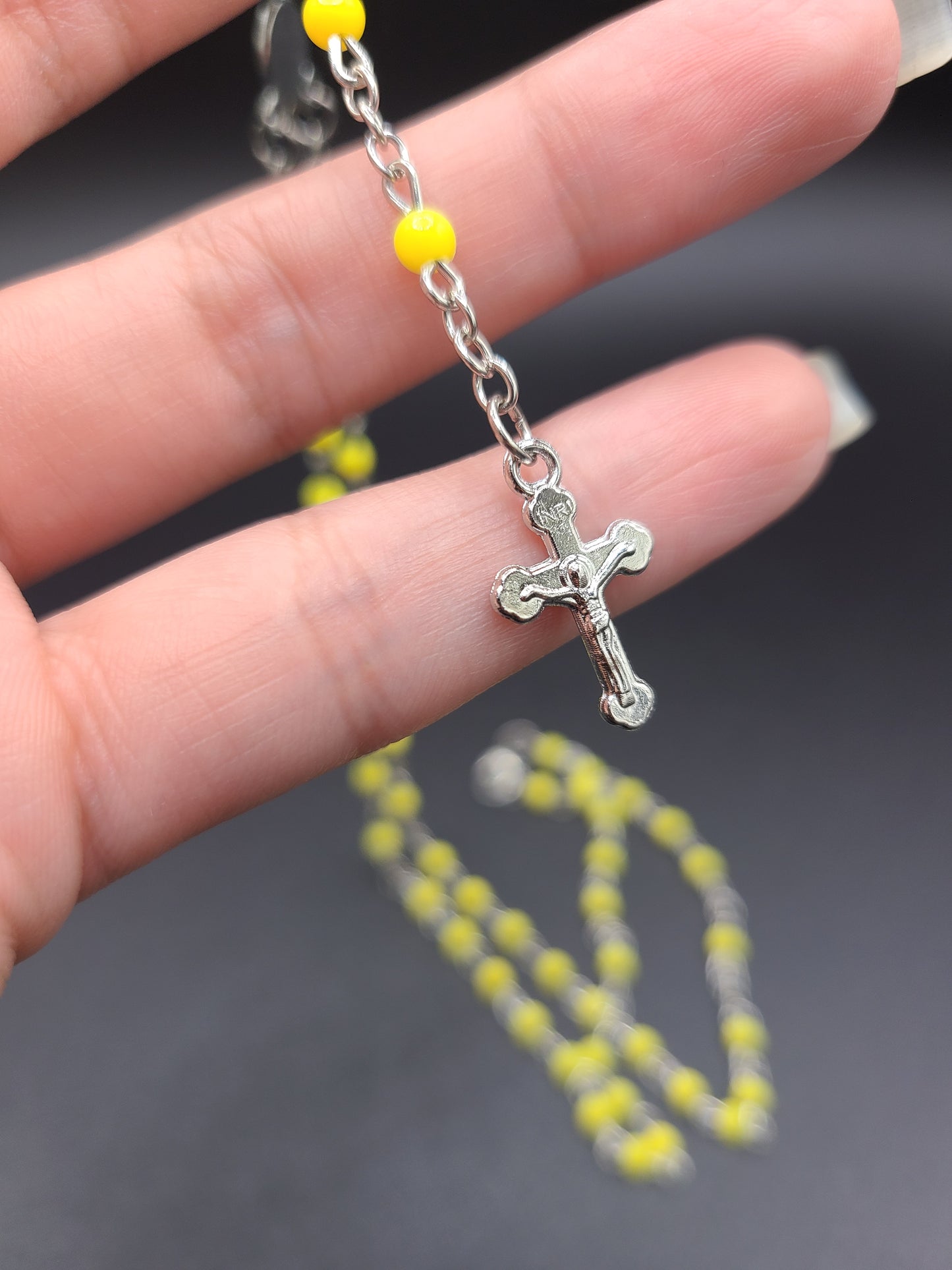 Yellow rosary