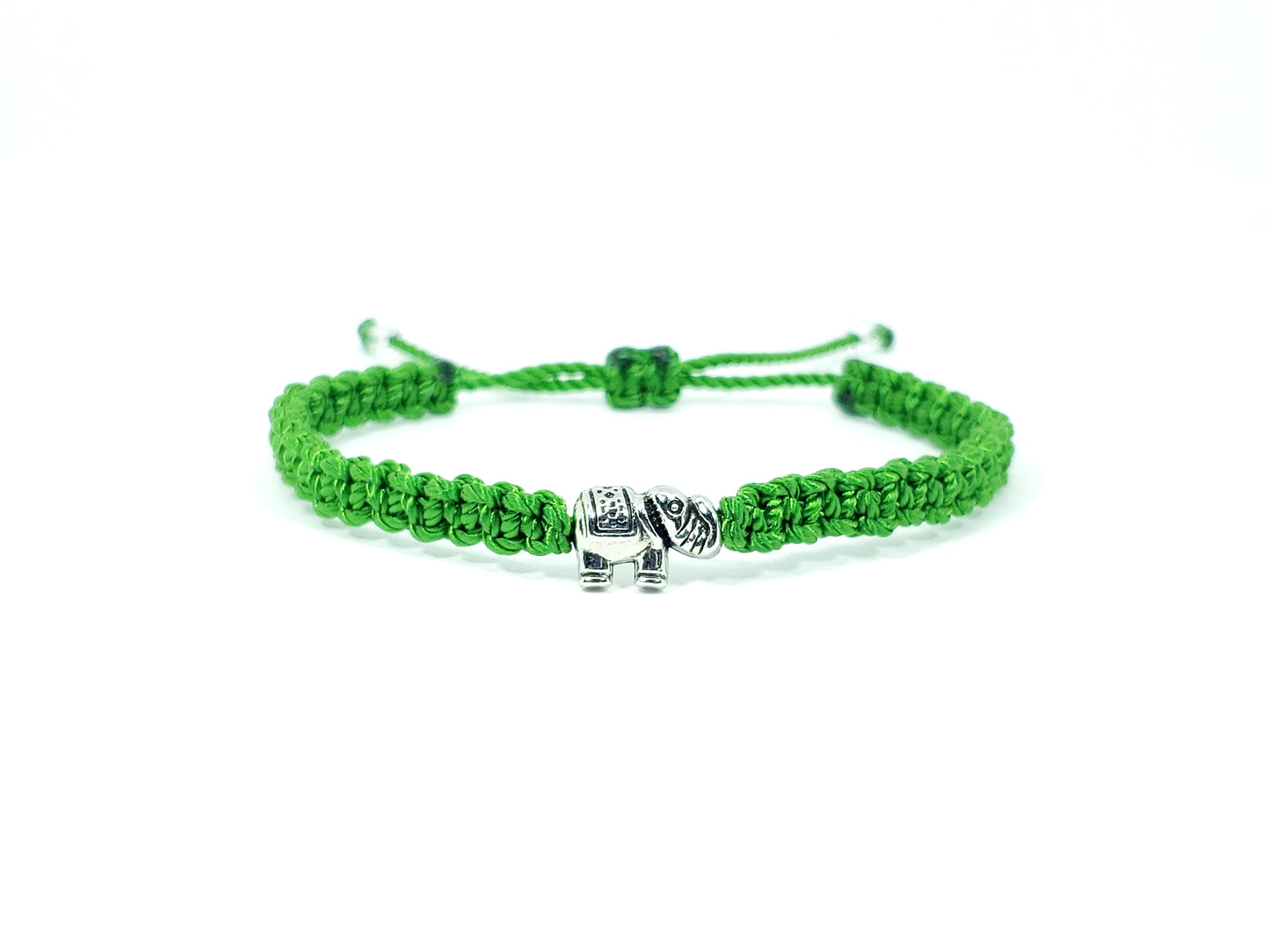 elephant bracelet, green