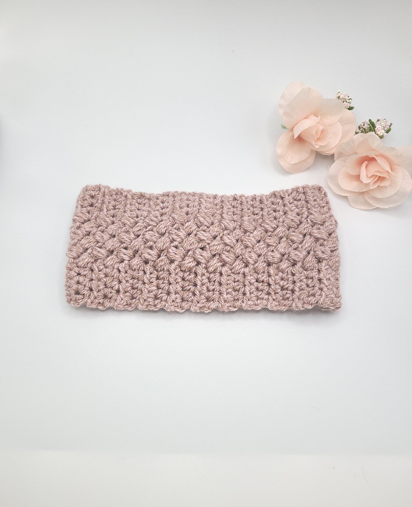 Womens Earwarmer with a button