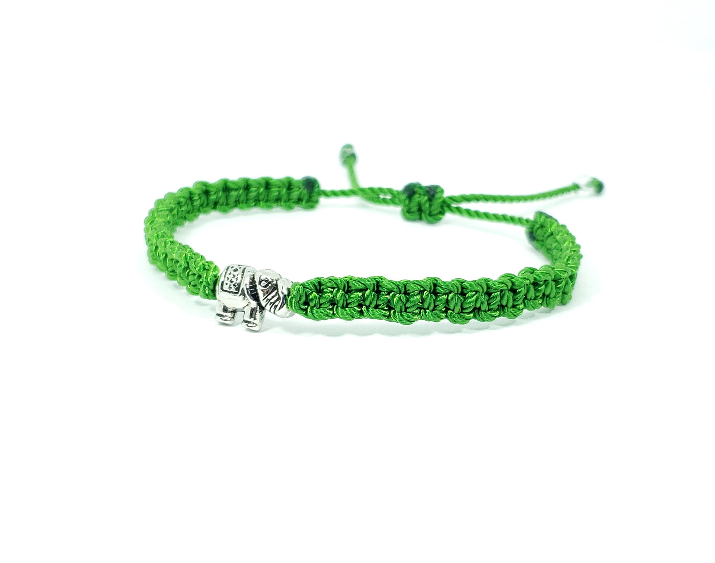 elephant bracelet, green