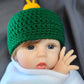 Baby ornament beanie