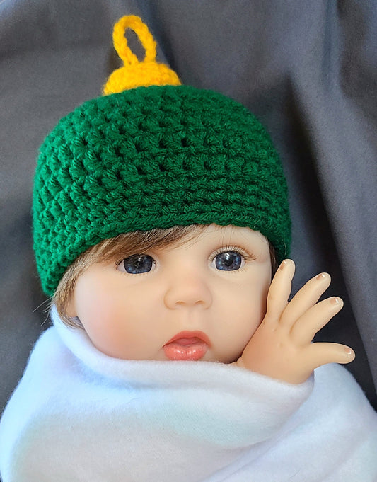 Baby ornament beanie