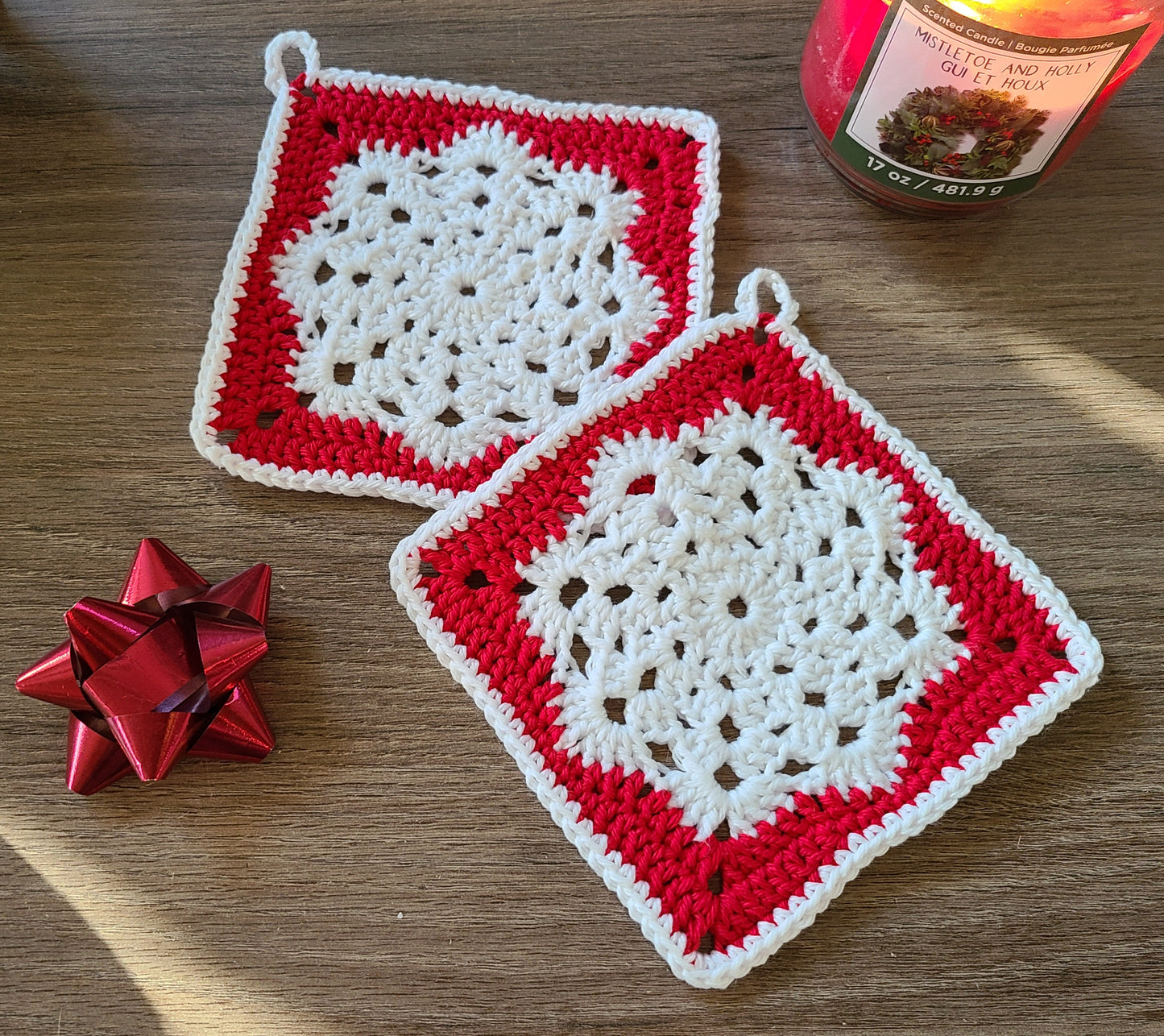 Snowflake Potholders