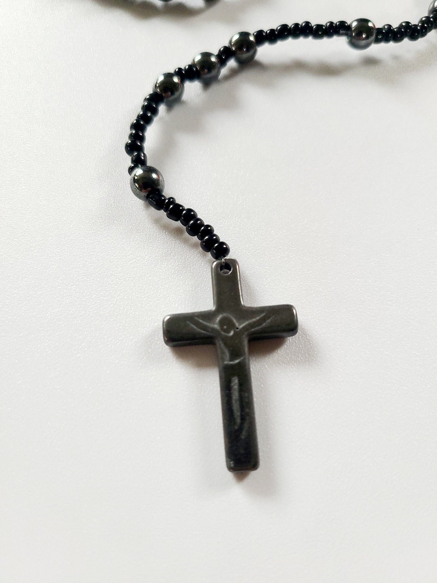 Hematite rosary