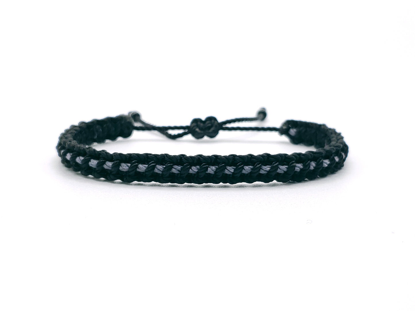 corrections thin grey line bracelet