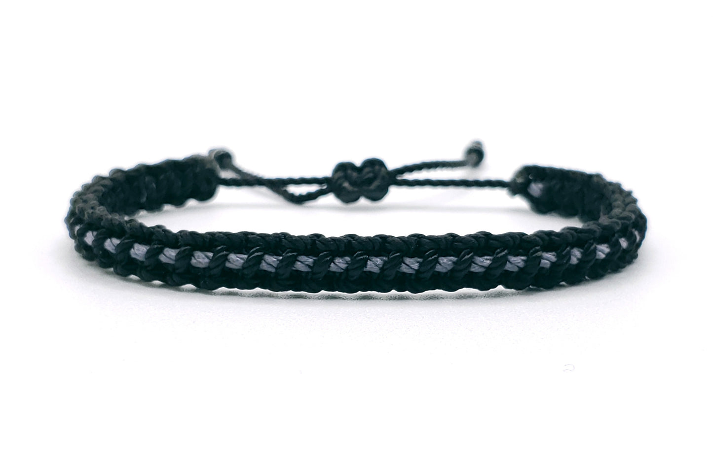 corrections thin grey line bracelet