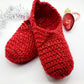 Red Christmas Slippers