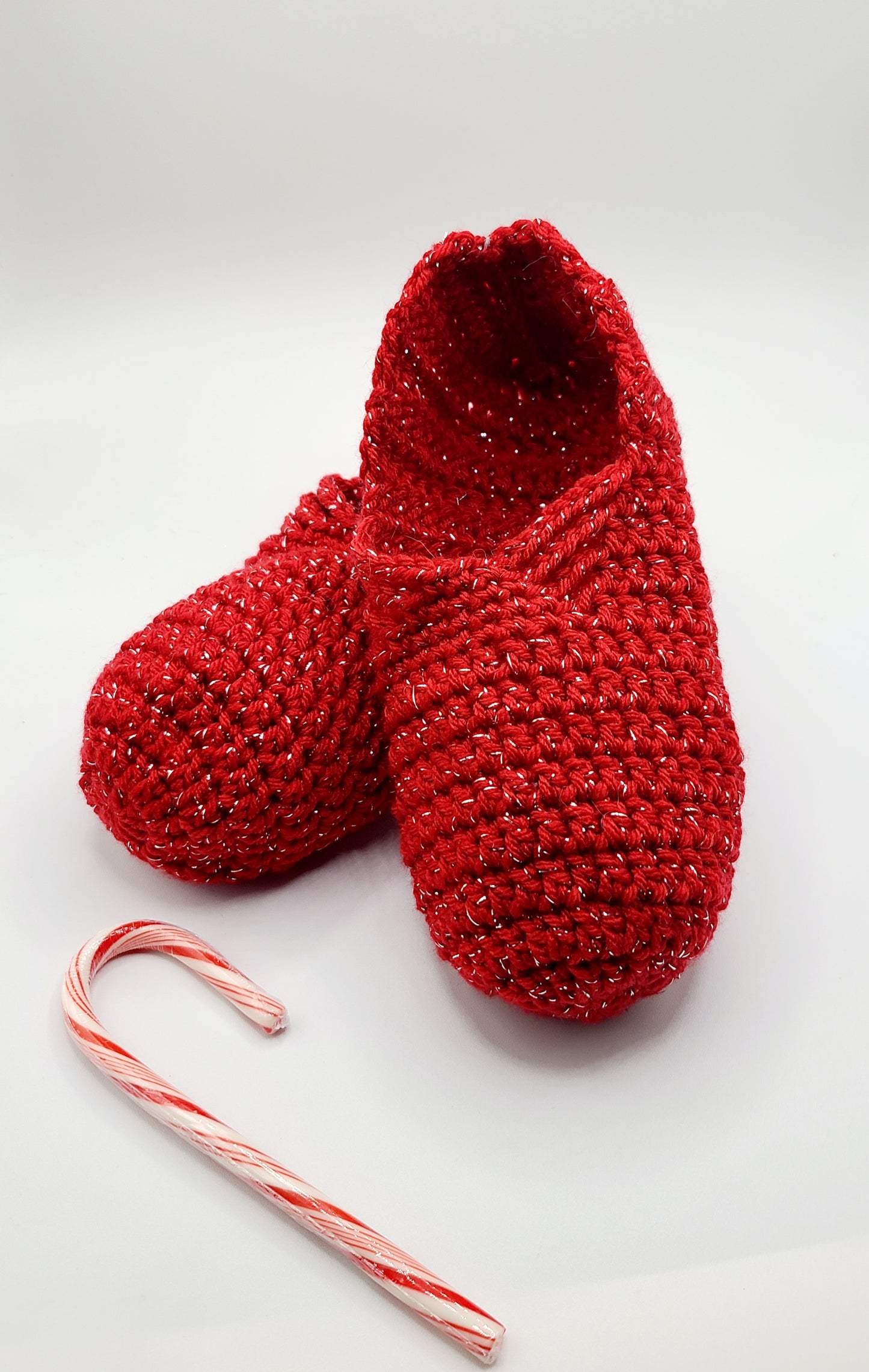 Red Christmas Slippers