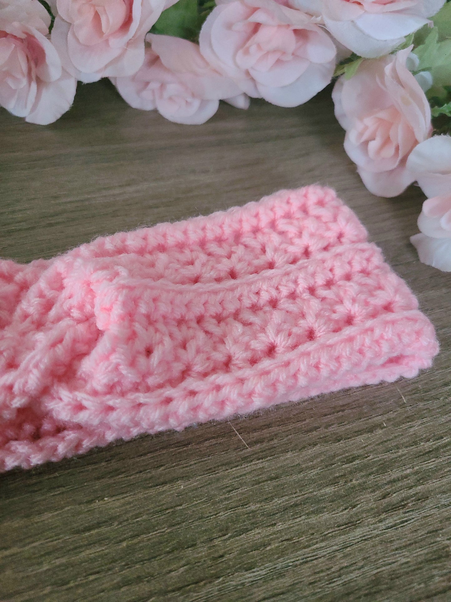 Textured twist earwarmer headband