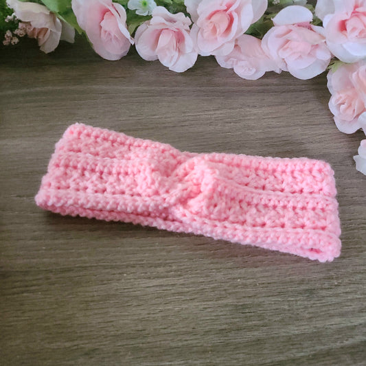 Textured twist earwarmer headband