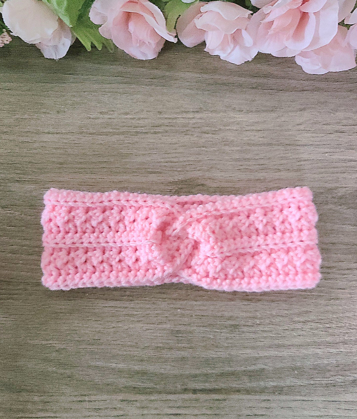 Textured twist earwarmer headband