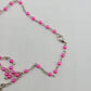 Hot pink rosary