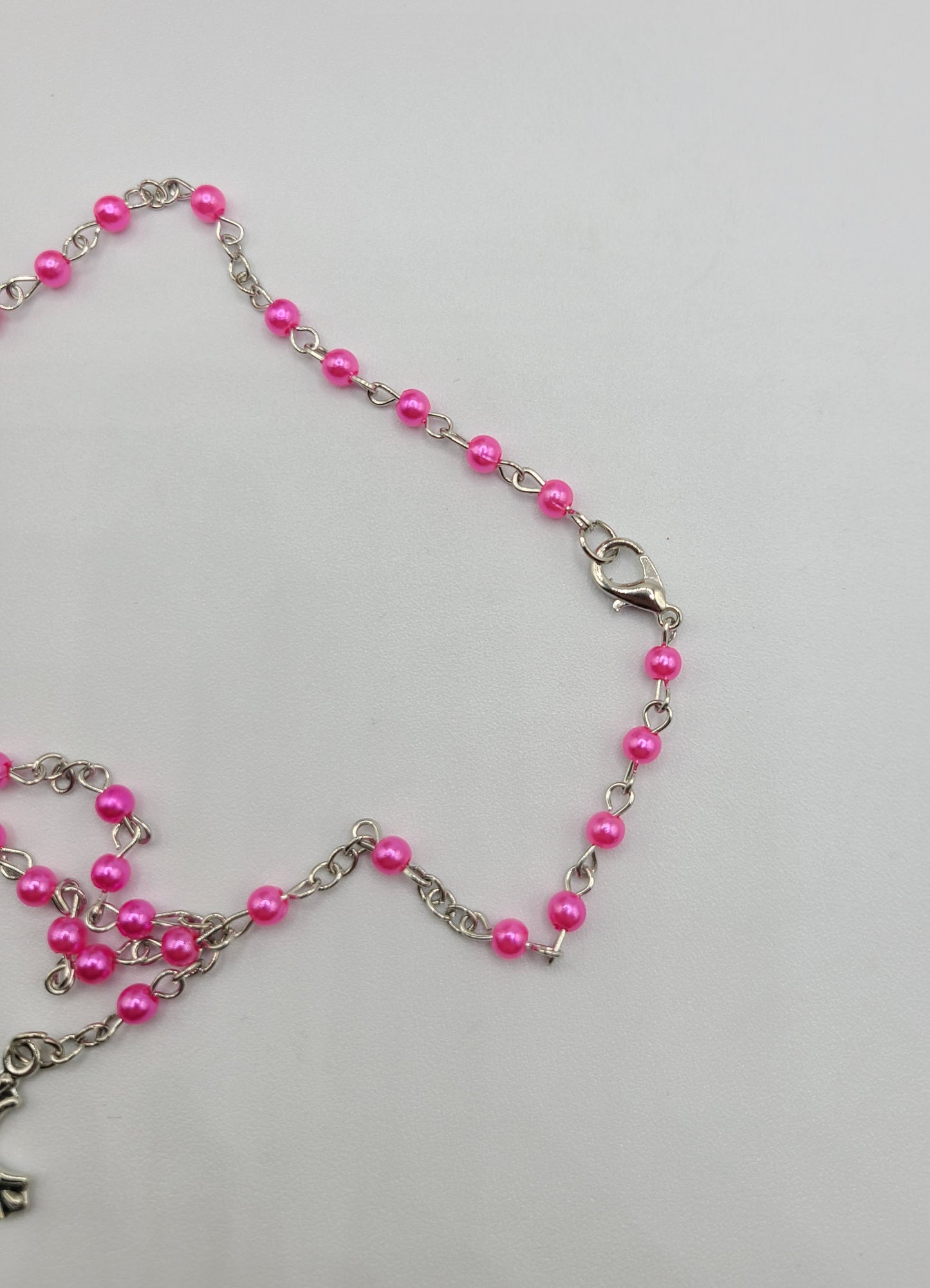 Hot pink rosary