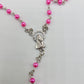 Hot pink rosary