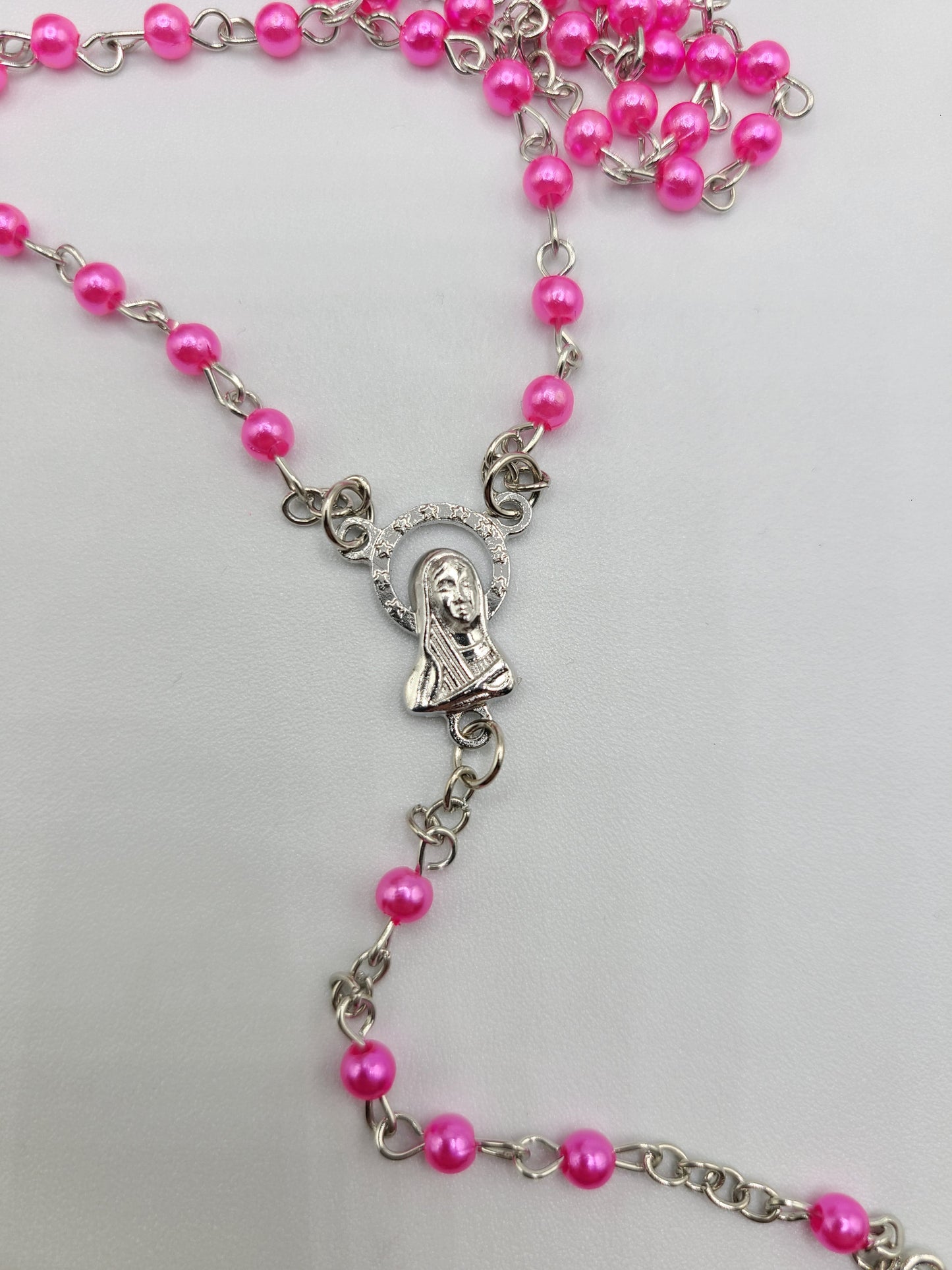 Hot pink rosary