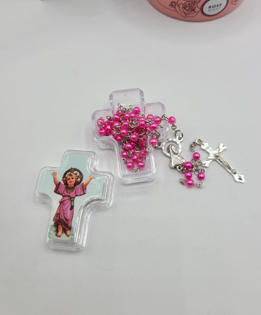 Hot pink rosary