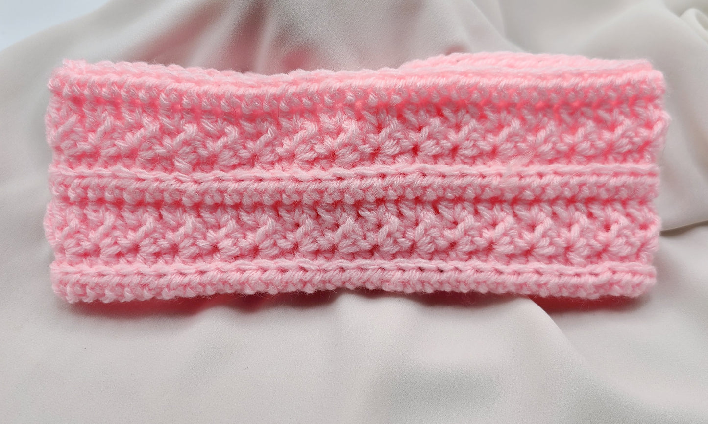 Textured twist earwarmer headband