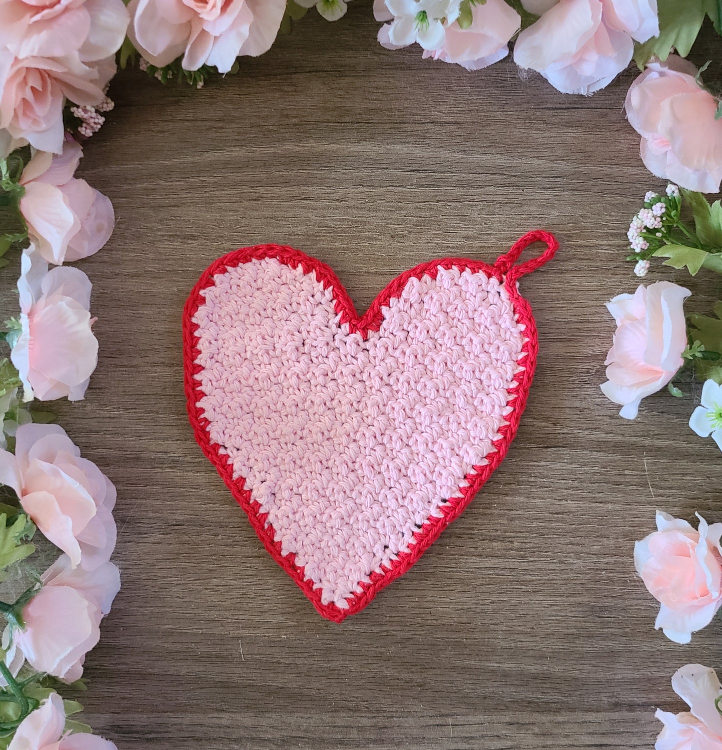 Heart potholder/hotpad