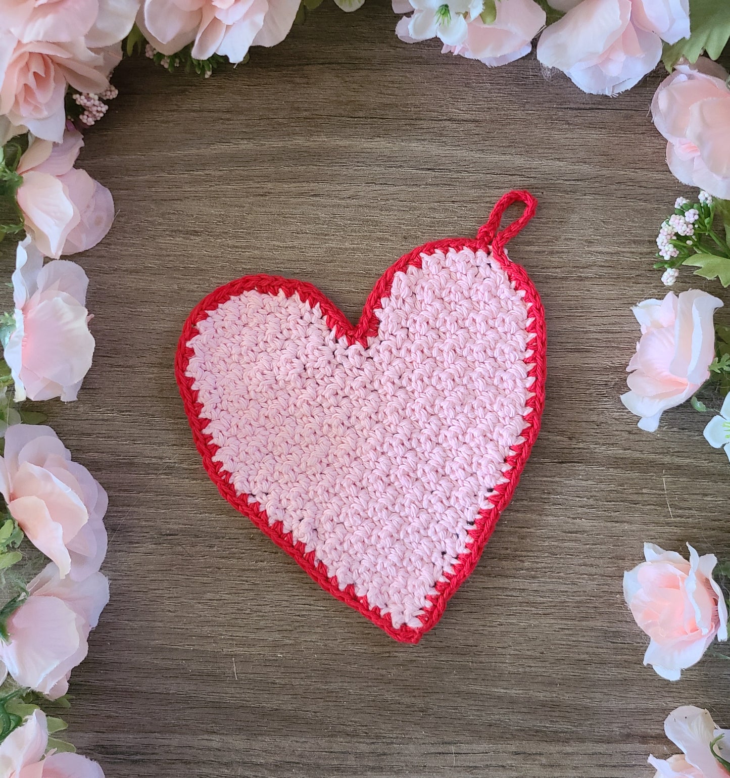 Heart potholder/hotpad