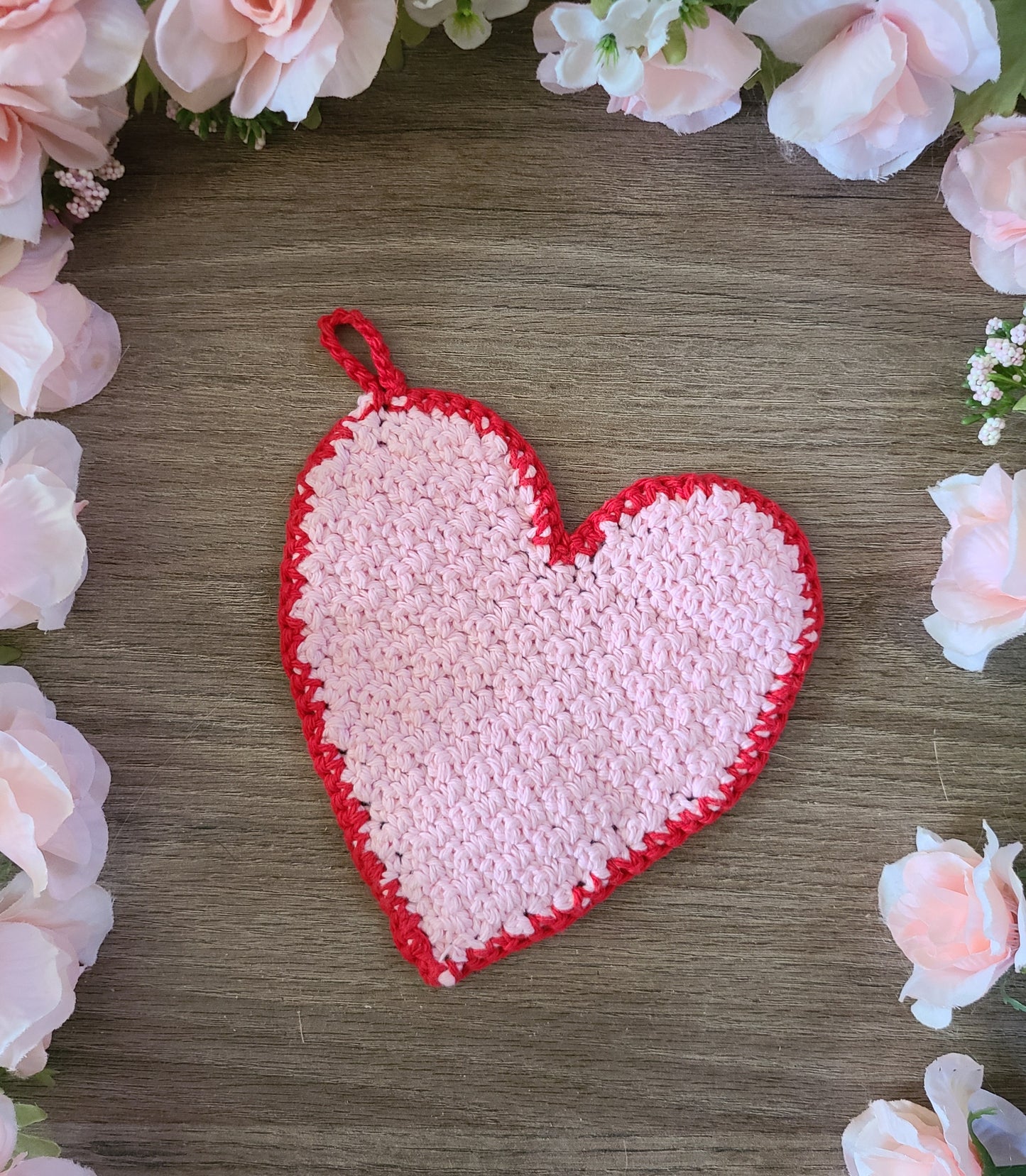 Heart potholder/hotpad