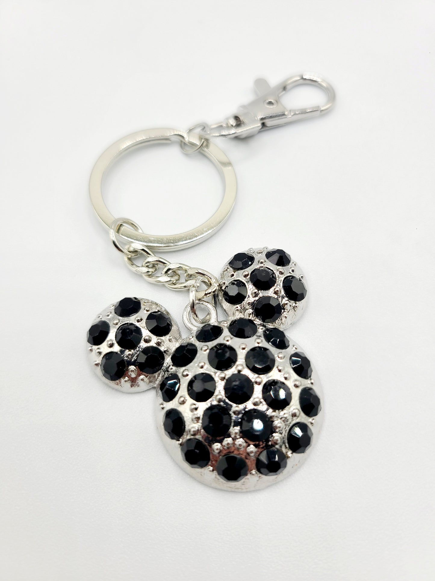 Black Minnie Mouse keychain