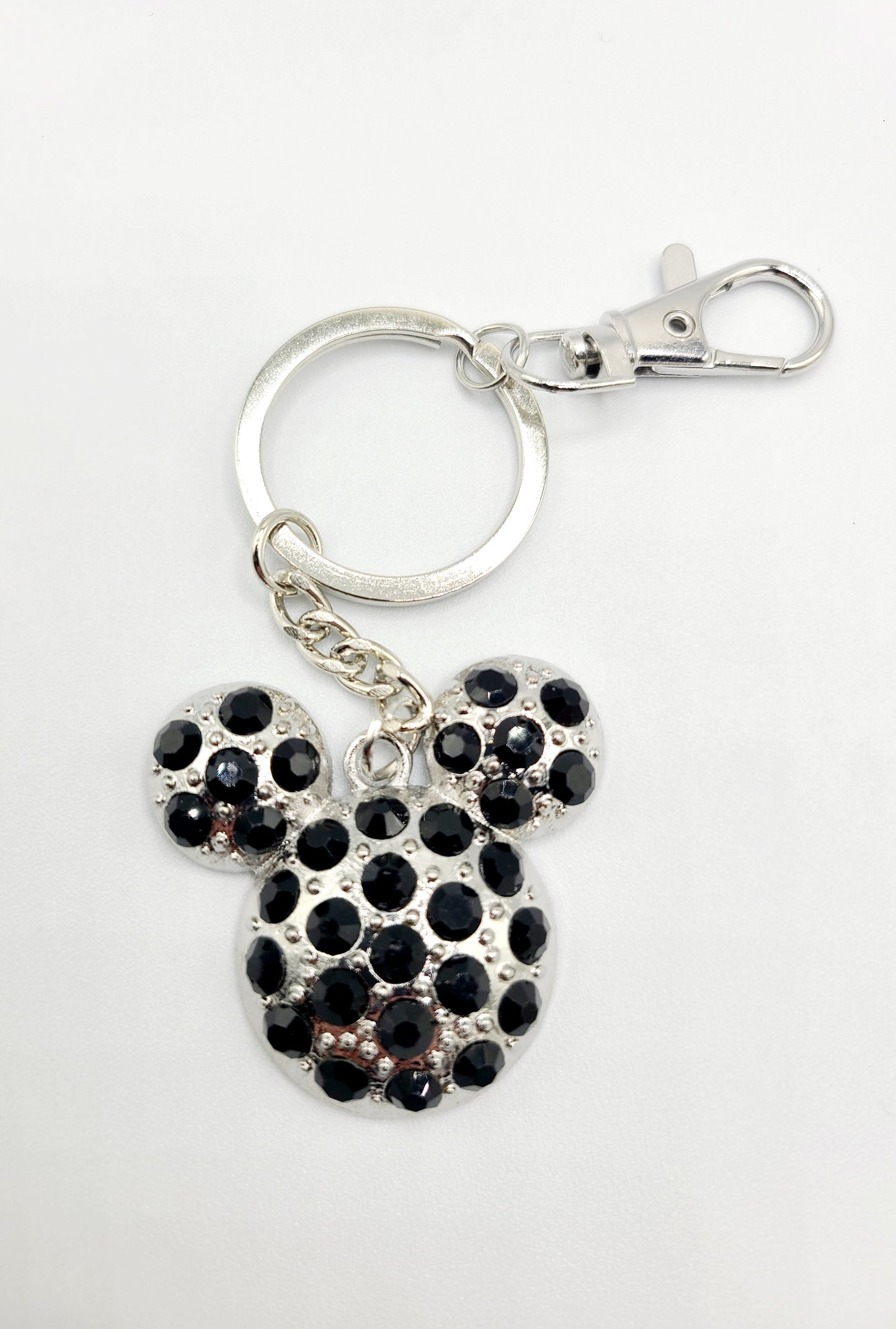 Black Minnie Mouse keychain