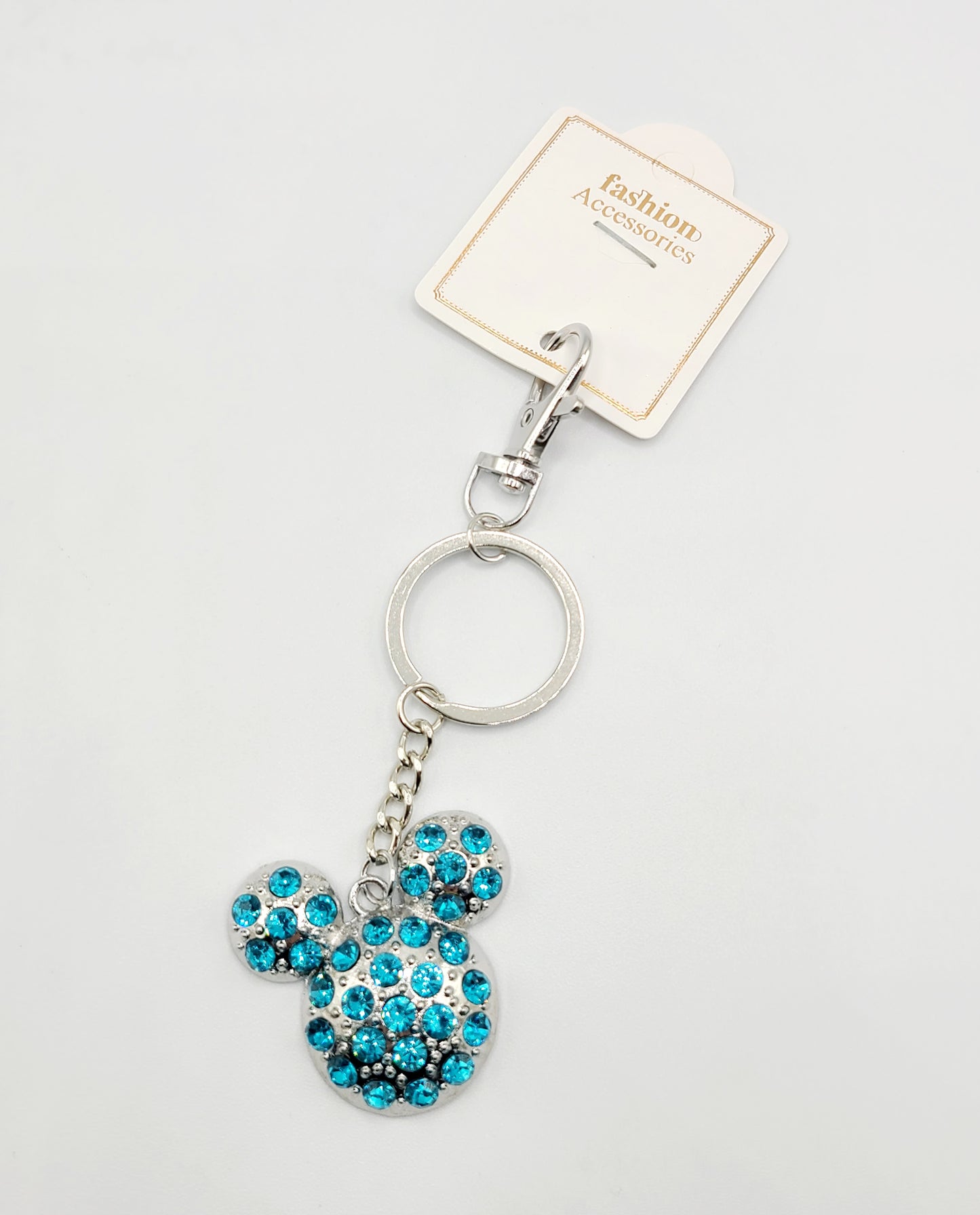 Blue Minnie Mouse keychain