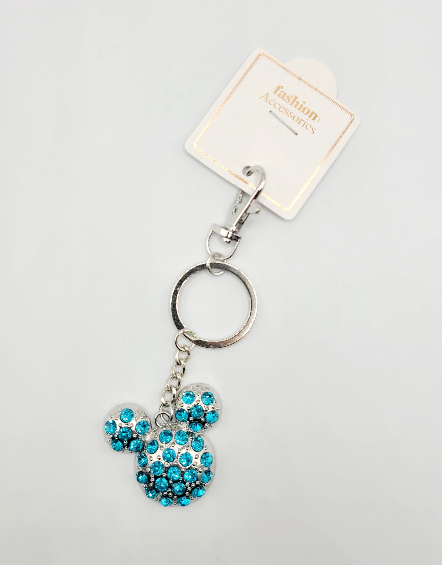 Blue Minnie Mouse keychain