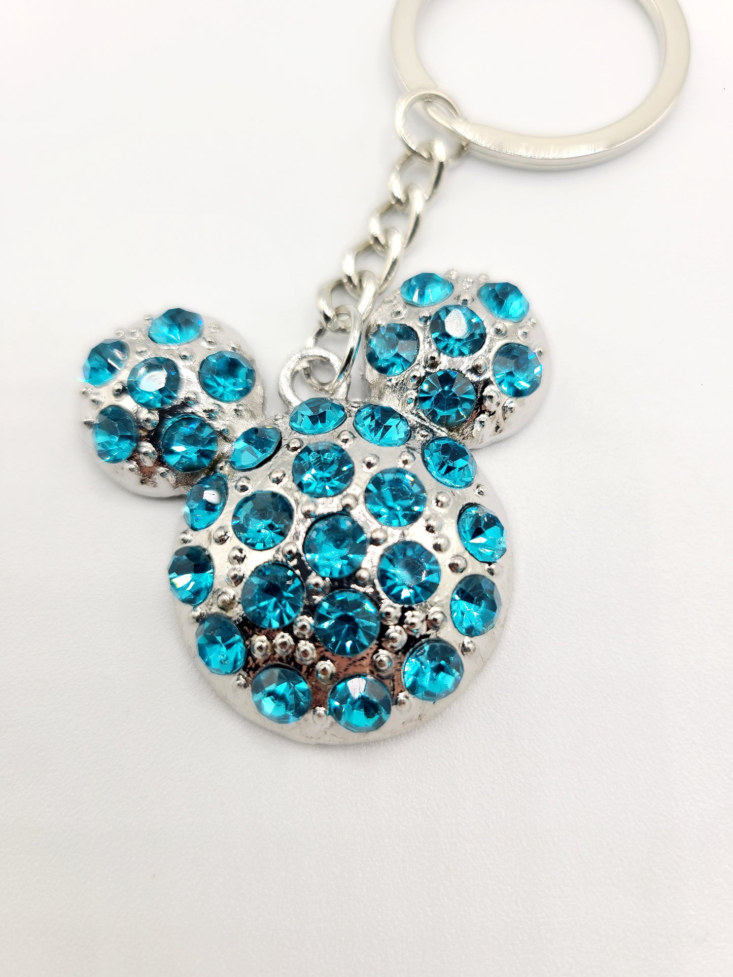 Blue Minnie Mouse keychain