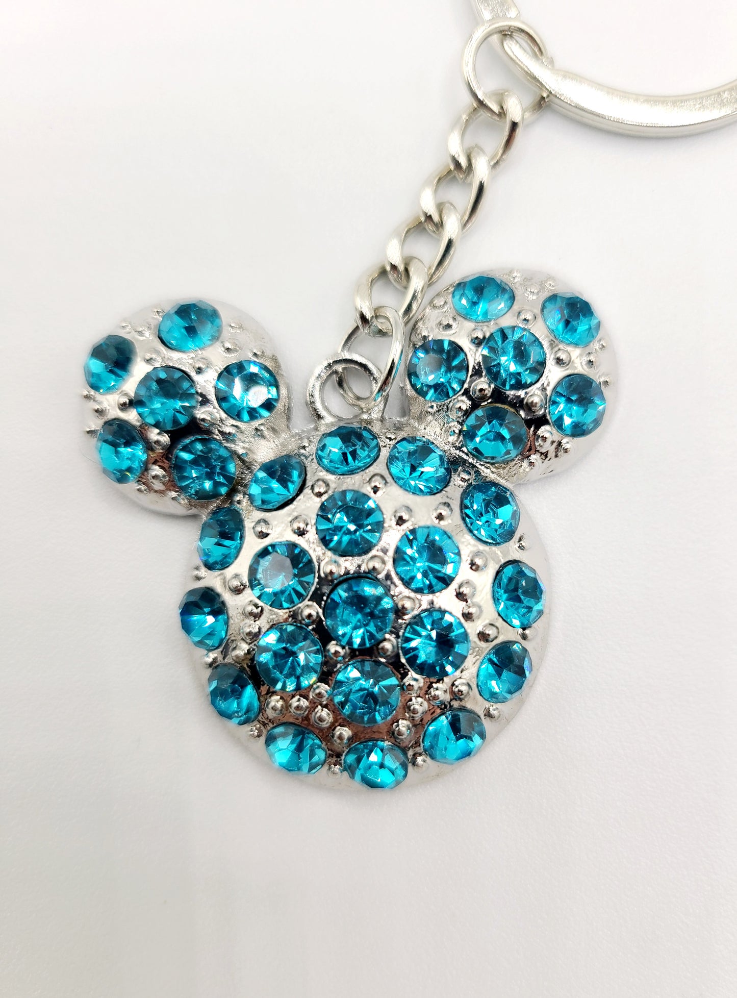 Blue Minnie Mouse keychain