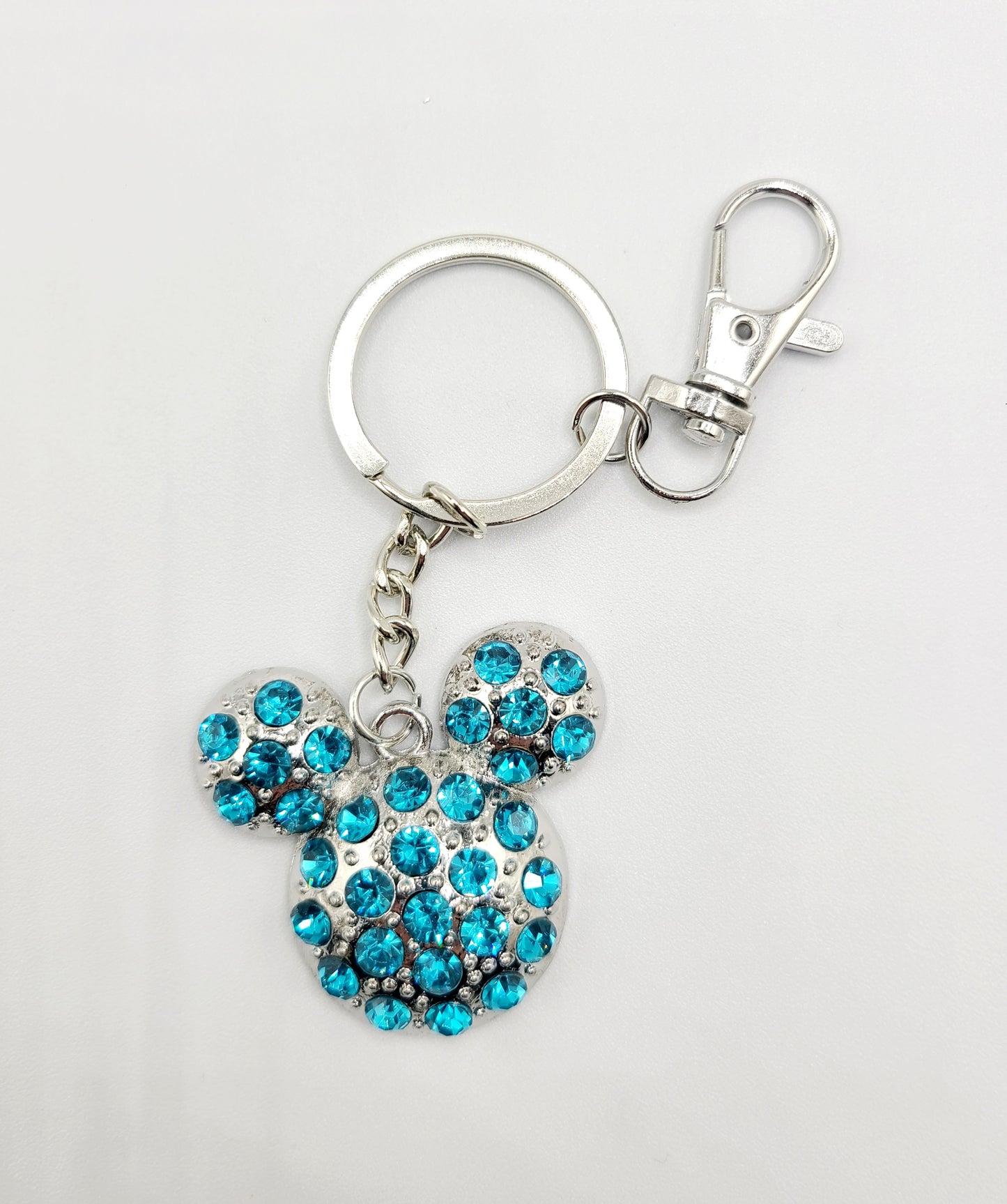 Blue Minnie Mouse keychain