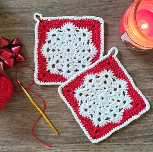 Snowflake Potholders