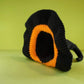 Set of pumpkins with witch hat Halloween decor
