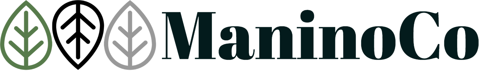 maninoco logo and name color long